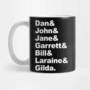 The Greatest SNL cast: Experimental Jetset style Mug